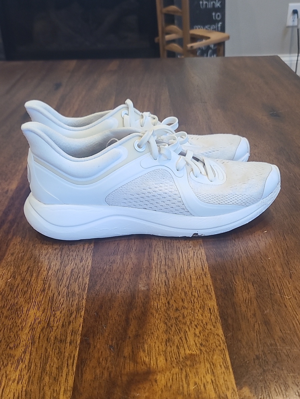 Lululemon Chargefeel Low Womens Workout Shoe White / White Size 8
